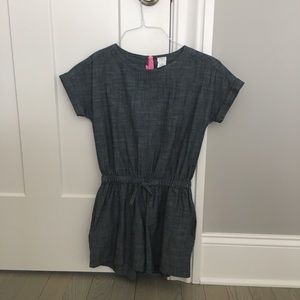 Crewcuts Girls Denim Romper